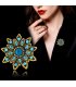 XSB292 - Ancient Gold Flower Brooch
